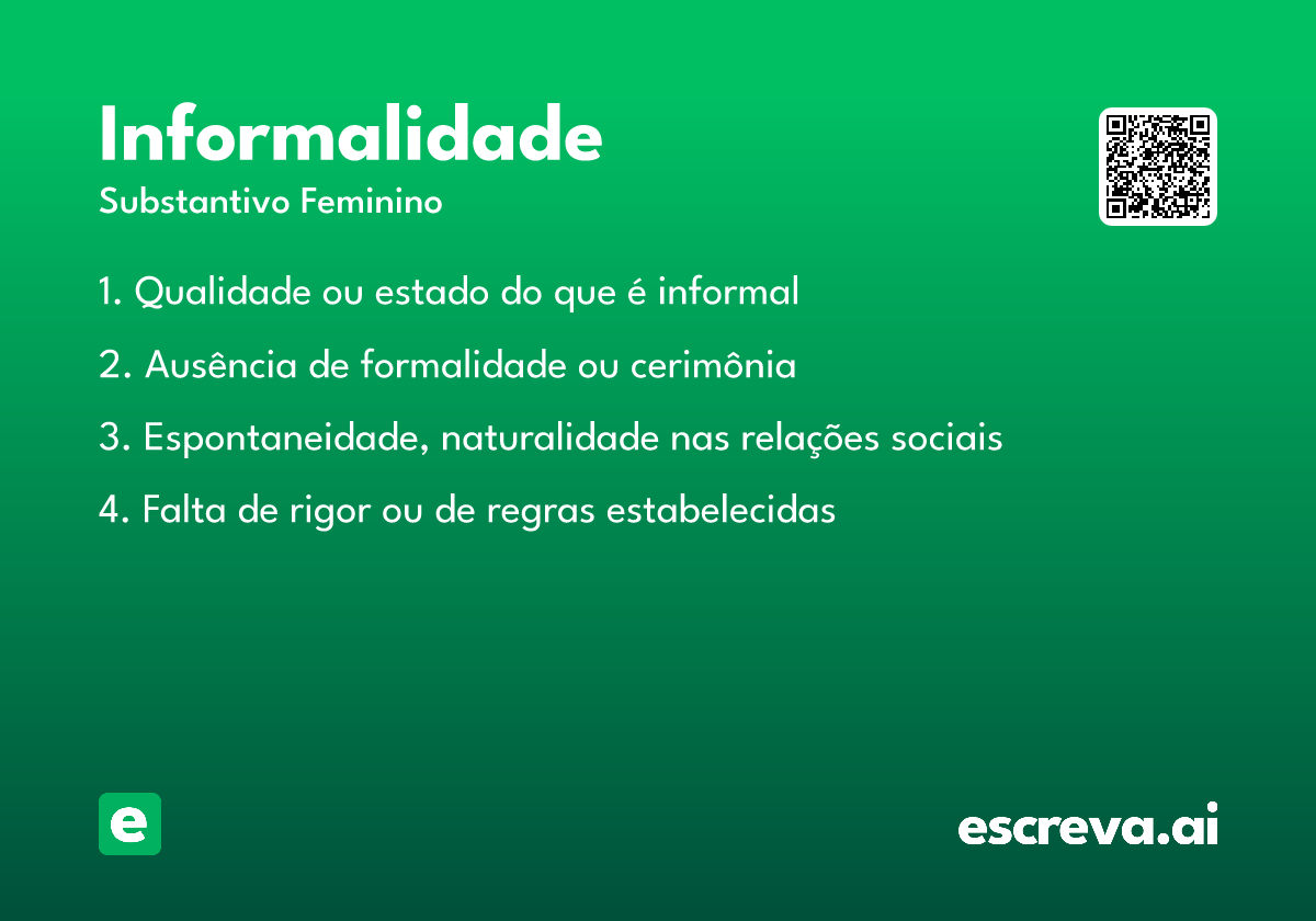 informalidade