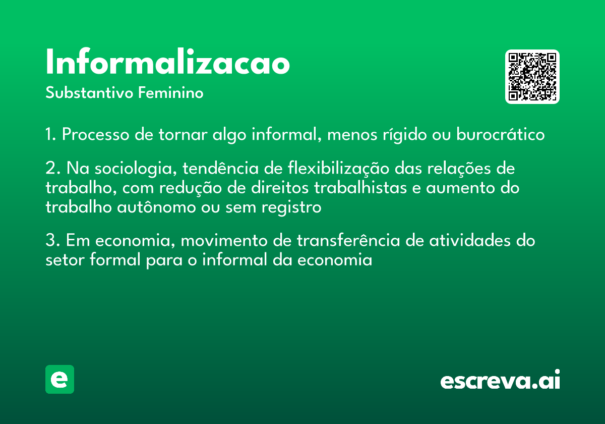 informalizacao