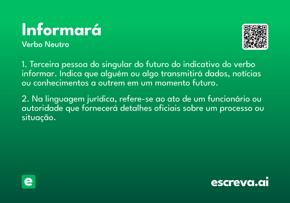 informará