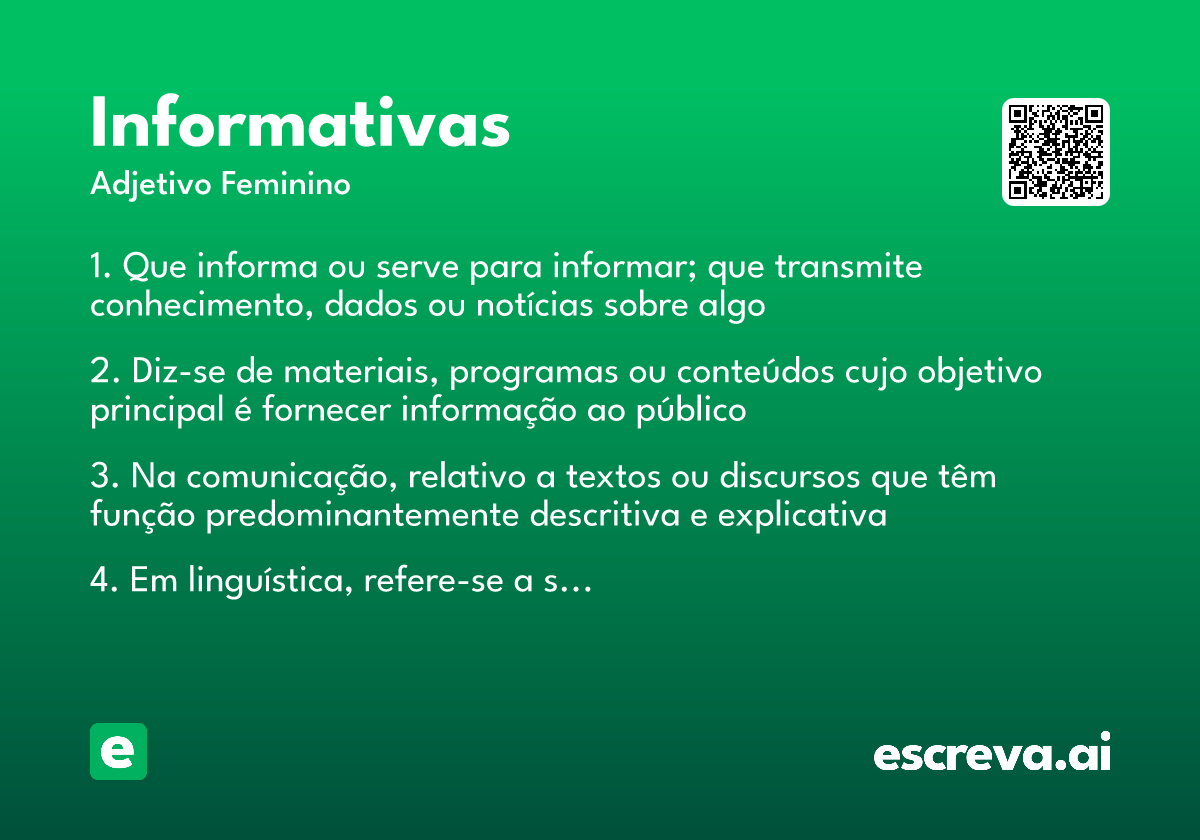 informativas