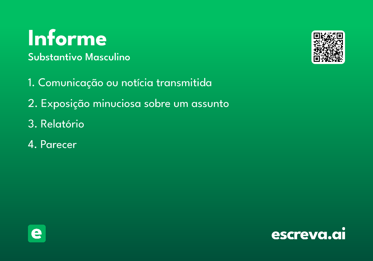 informe