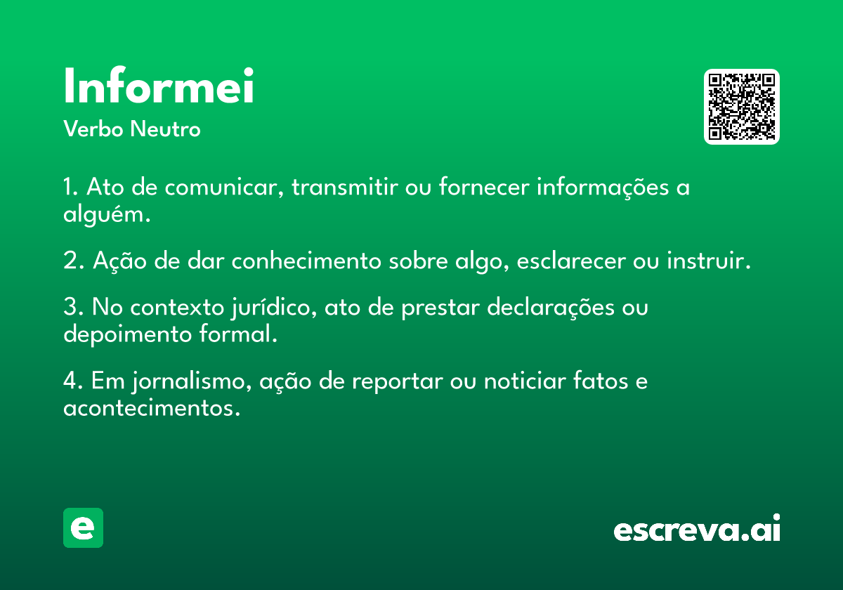 informei