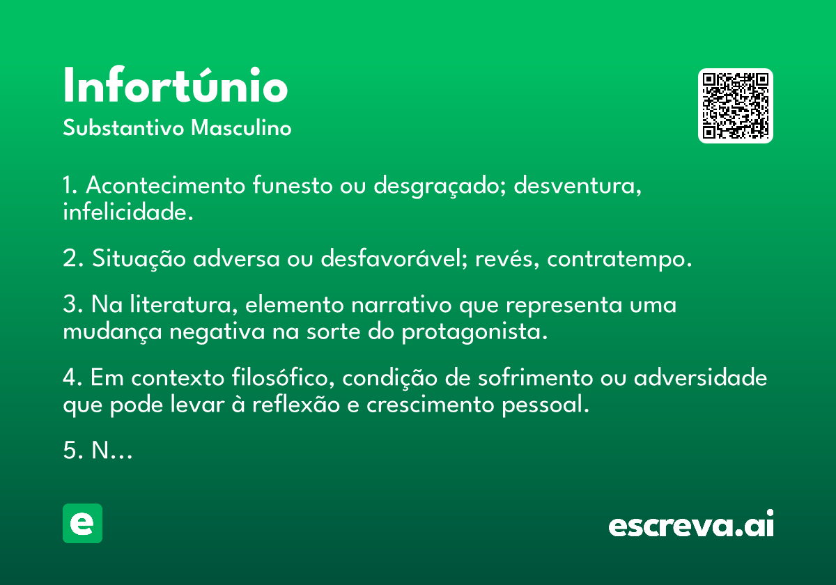 infortúnio