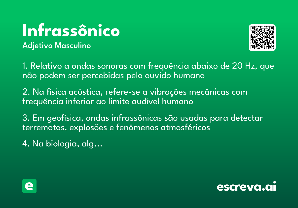 infrassônico