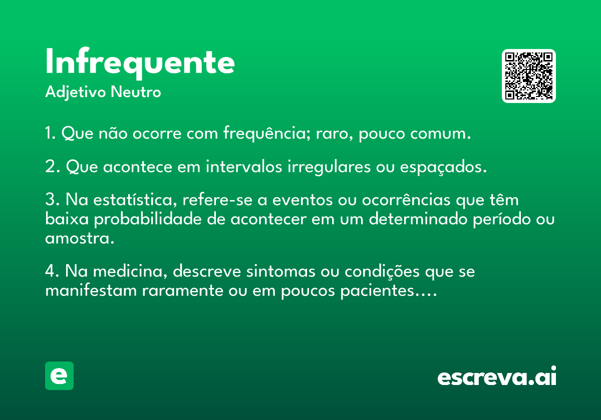 infrequente