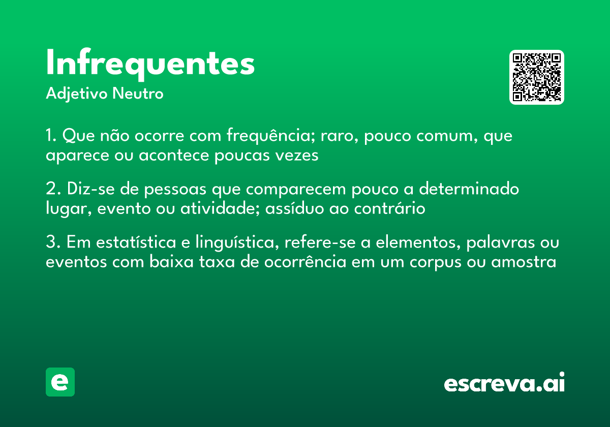 infrequentes