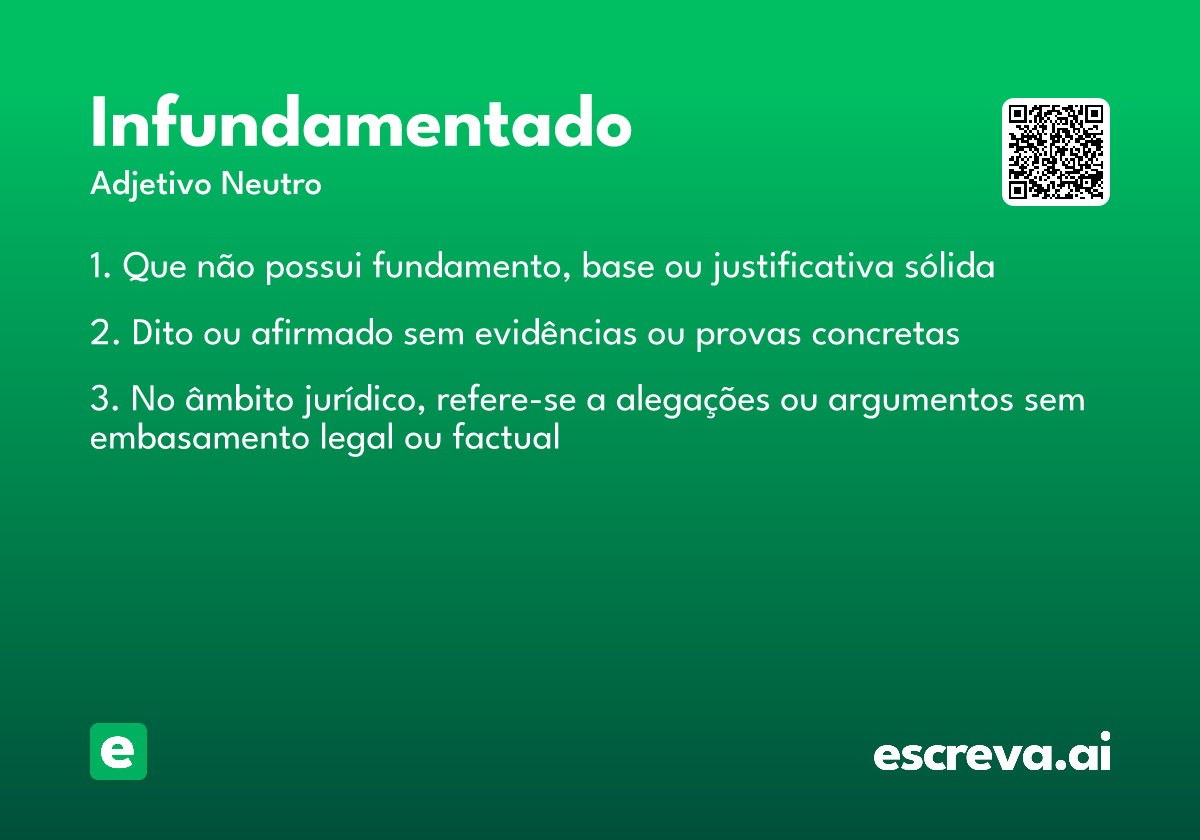 infundamentado