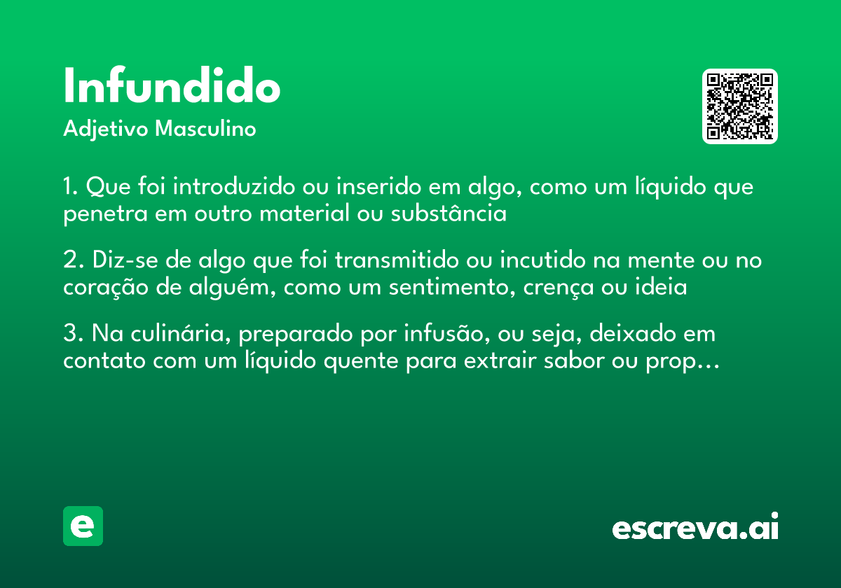 infundido
