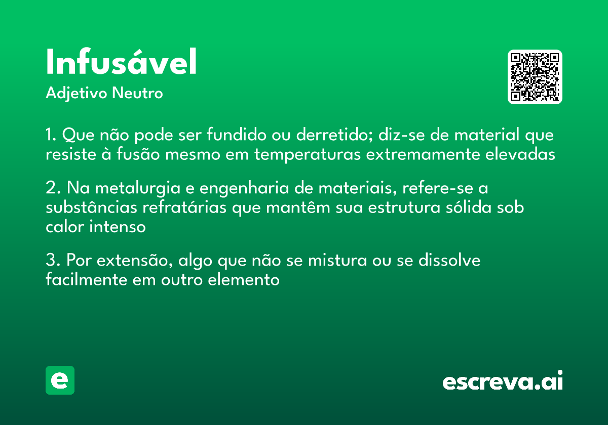 infusável