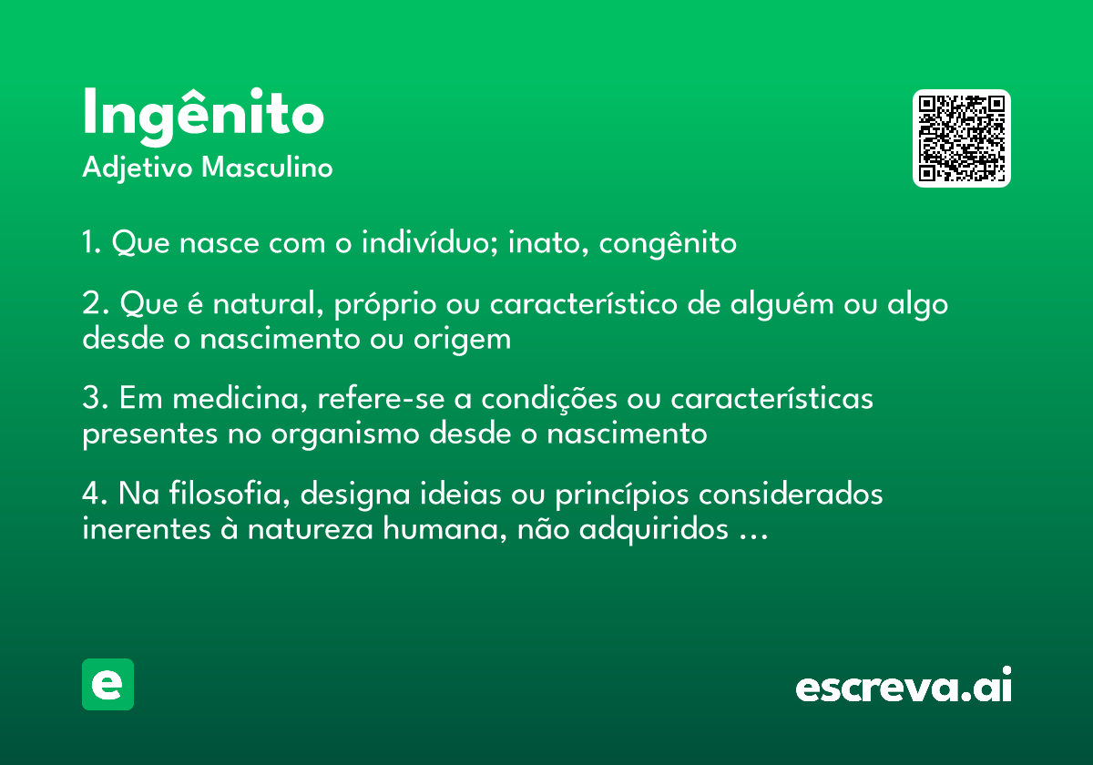 ingênito