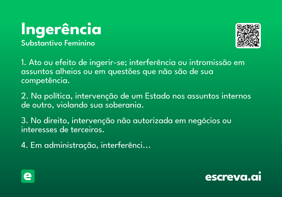 ingerência