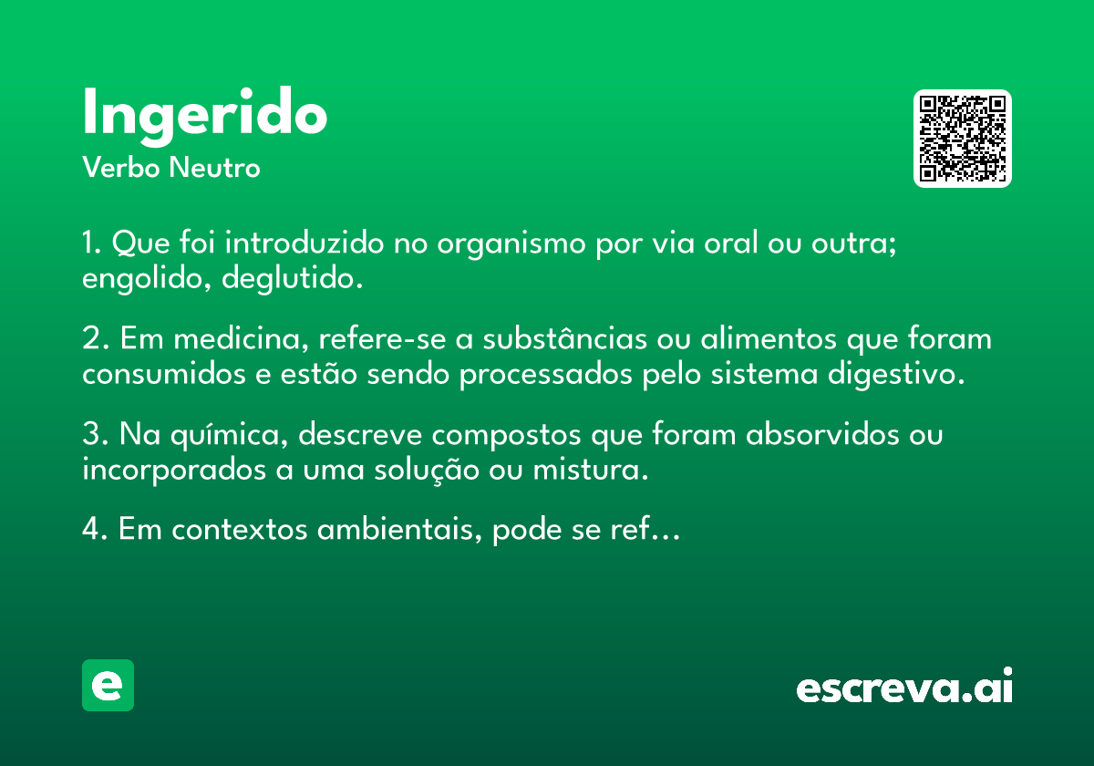 ingerido