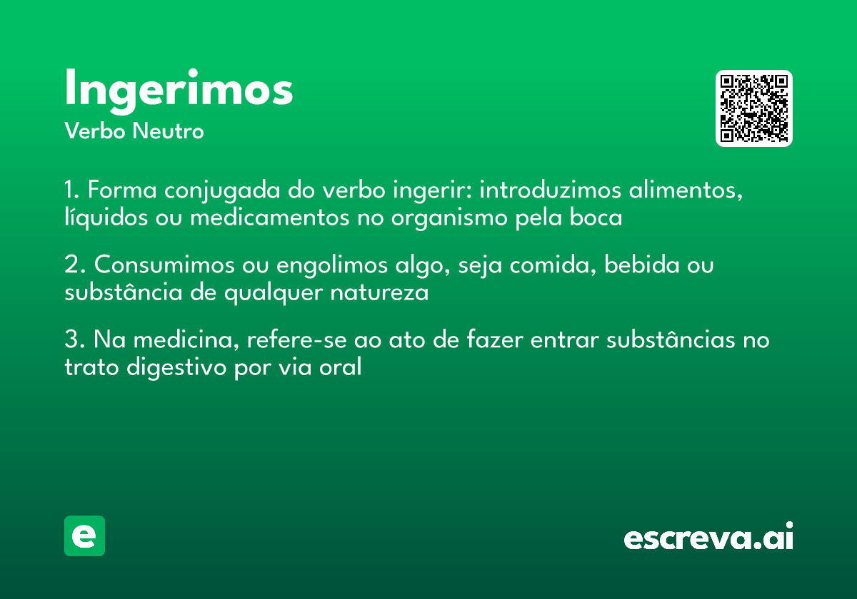 ingerimos