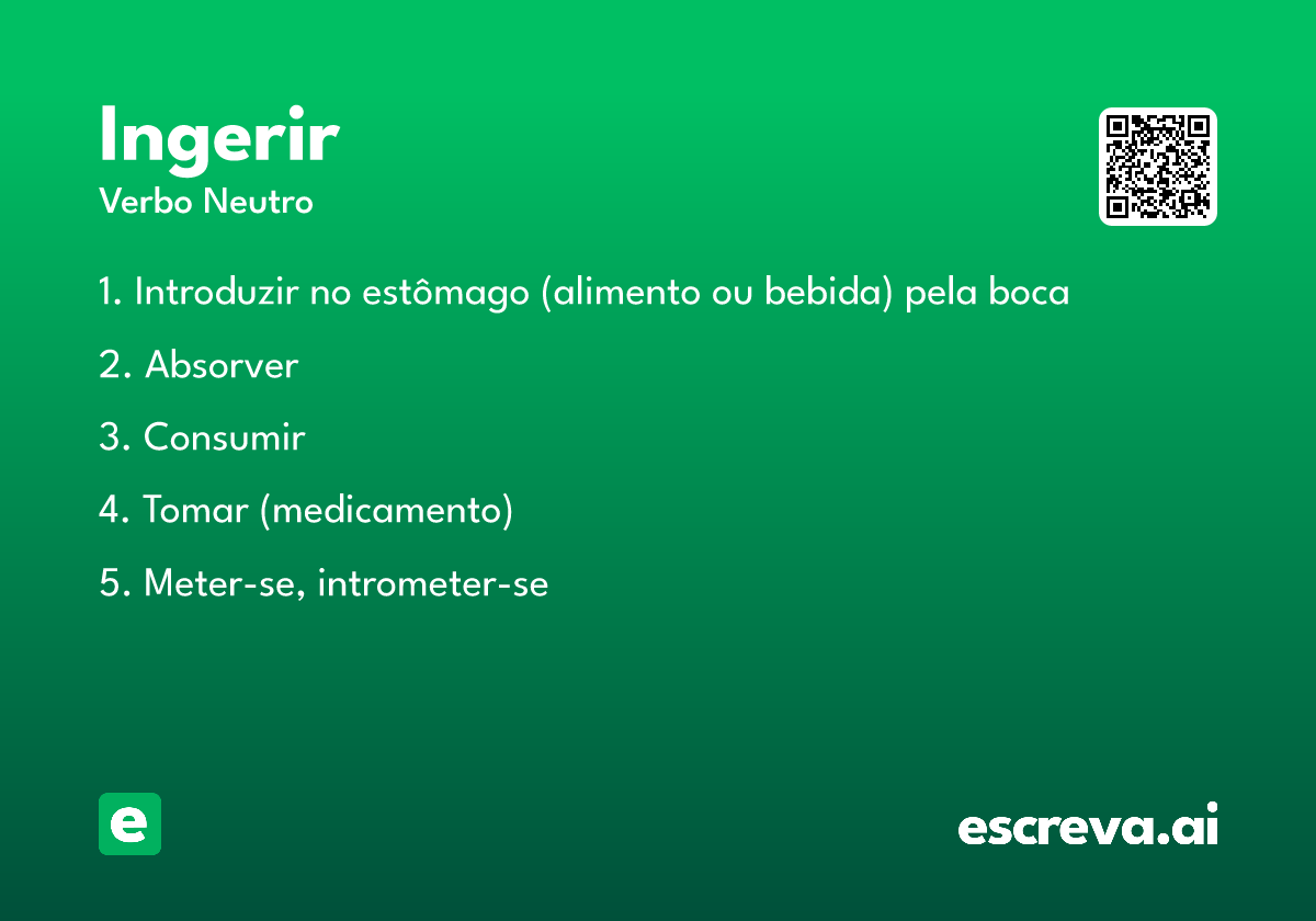 ingerir