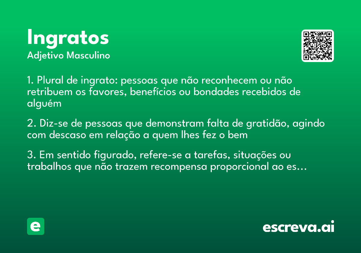 ingratos