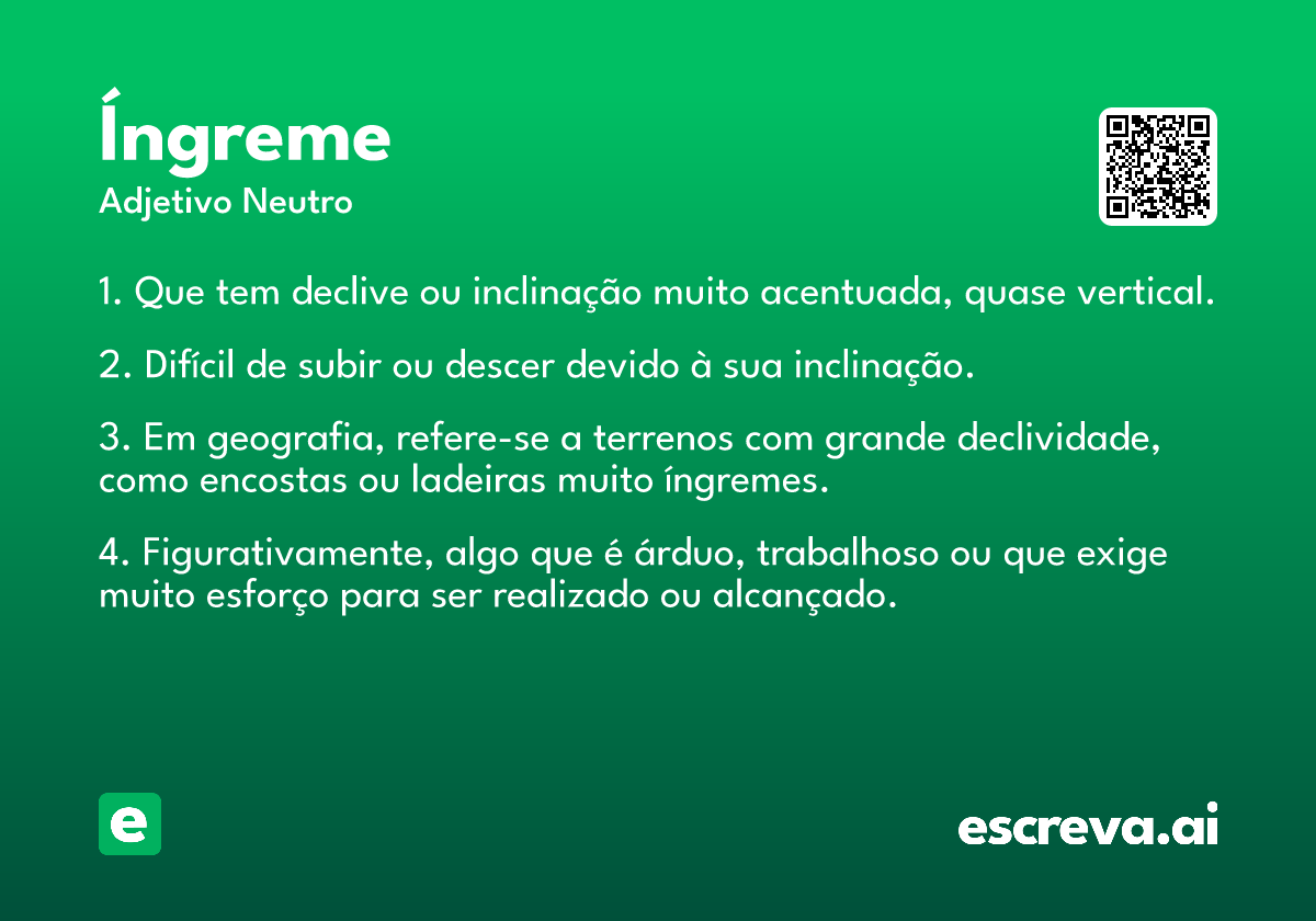íngreme