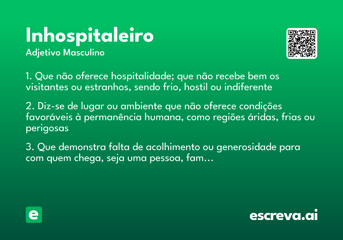 inhospitaleiro