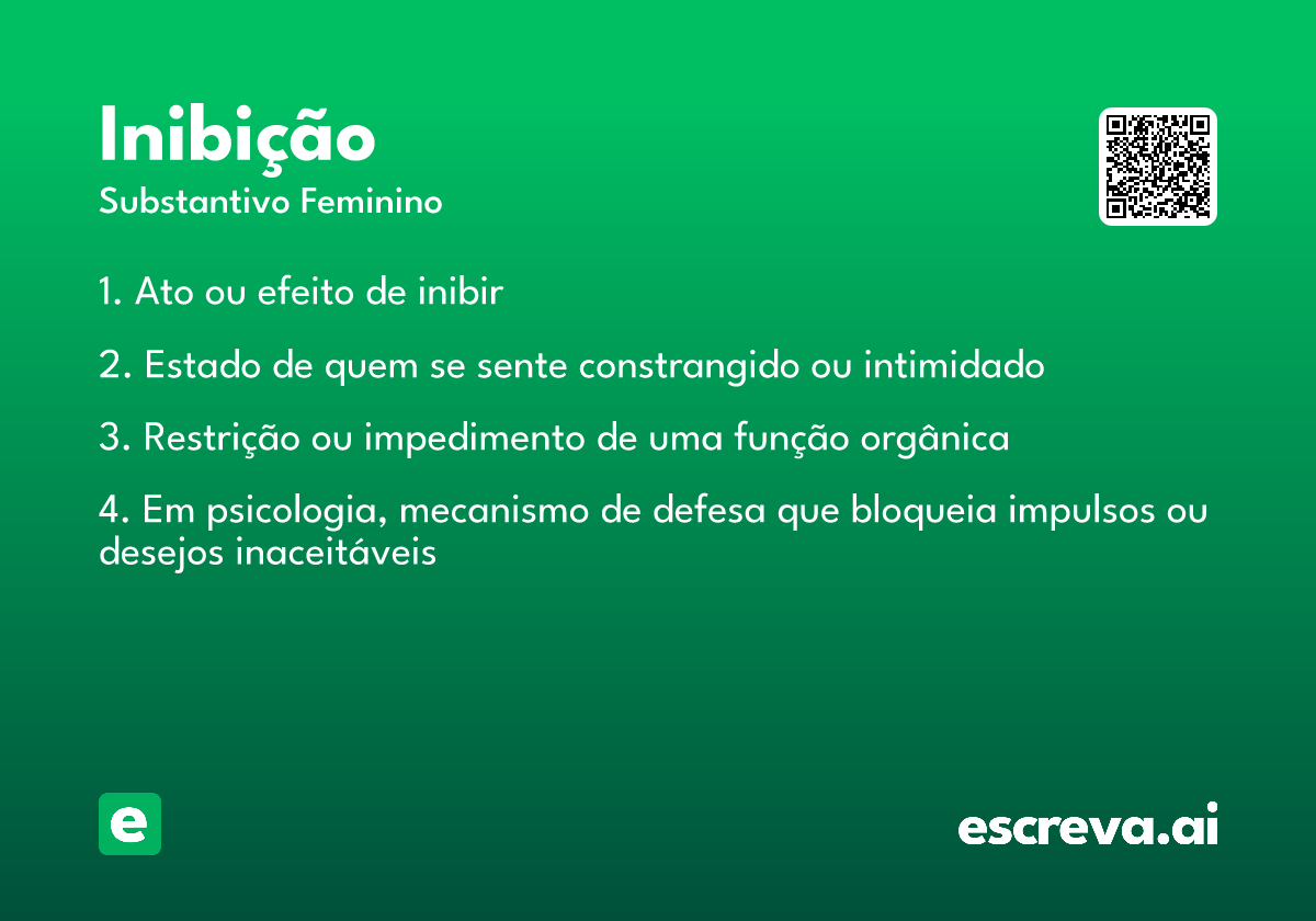 inibição