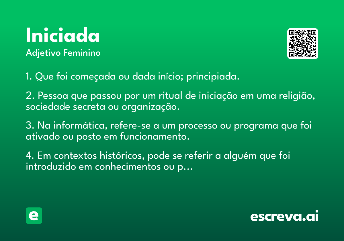 iniciada