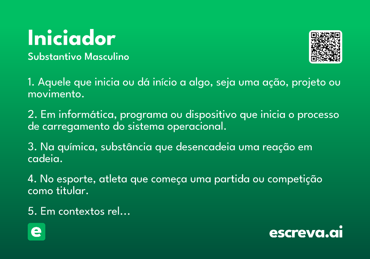 iniciador