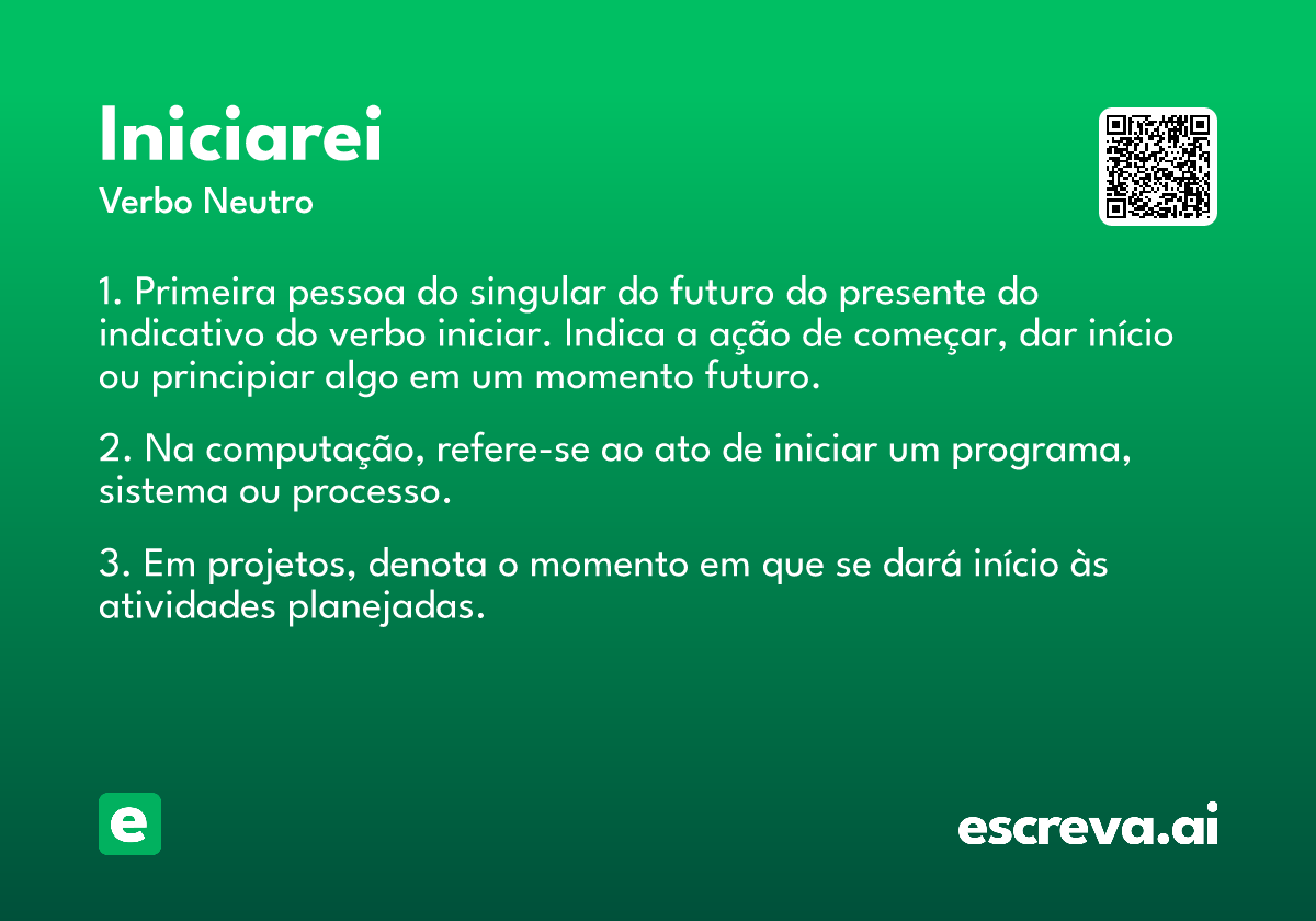 iniciarei