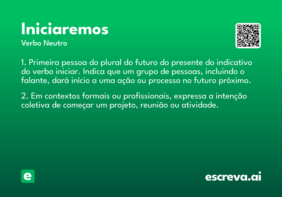 iniciaremos