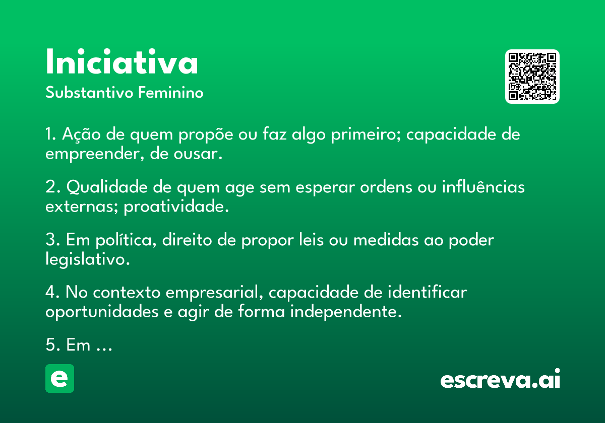 iniciativa