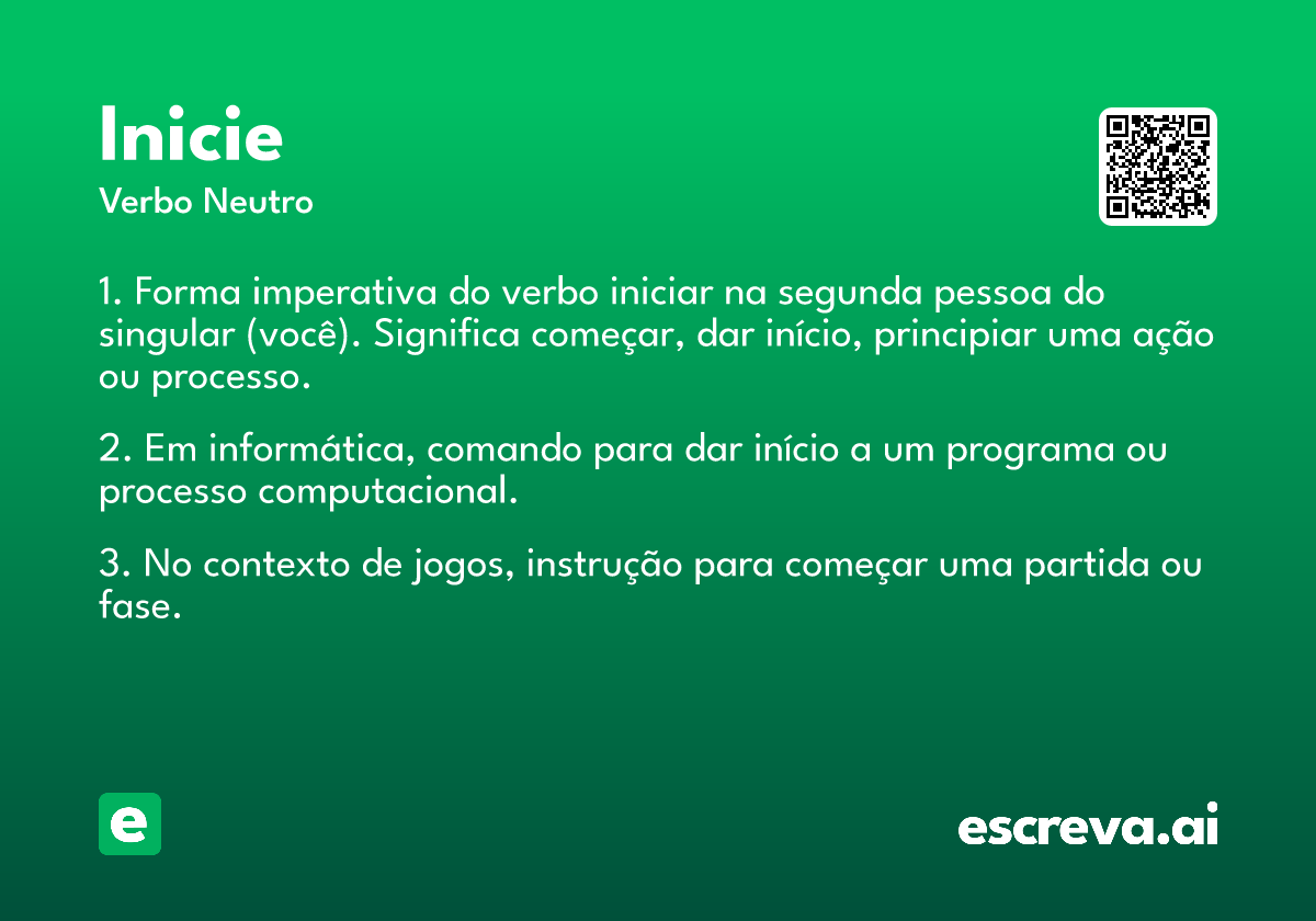 inicie