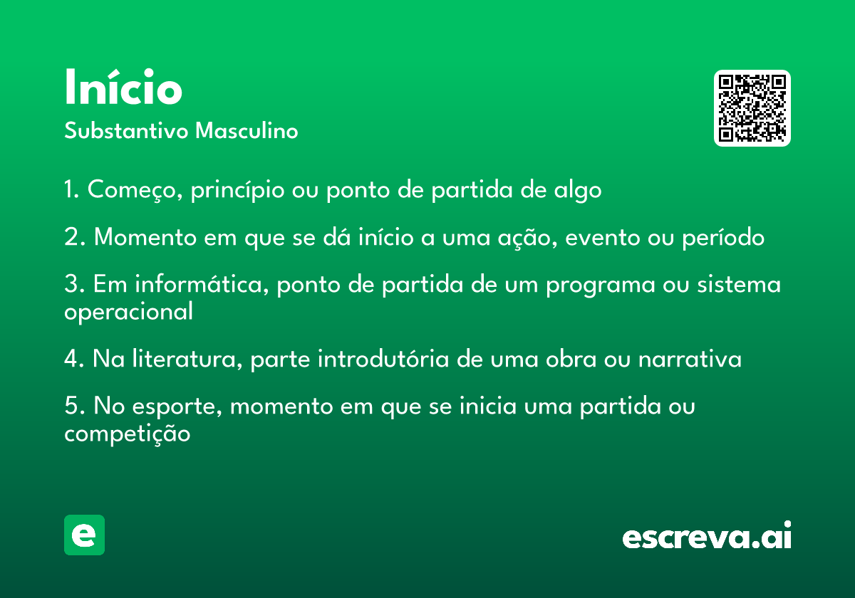 início