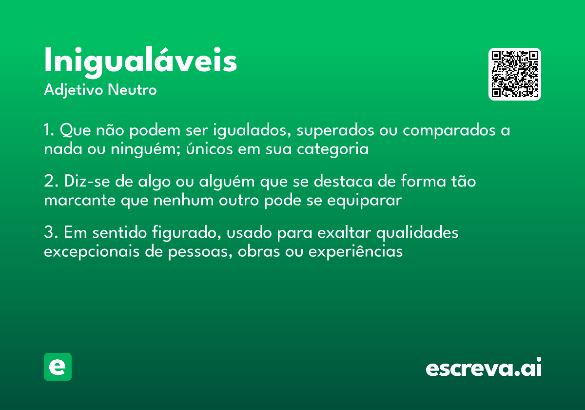 inigualáveis