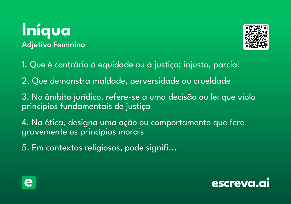 iníqua