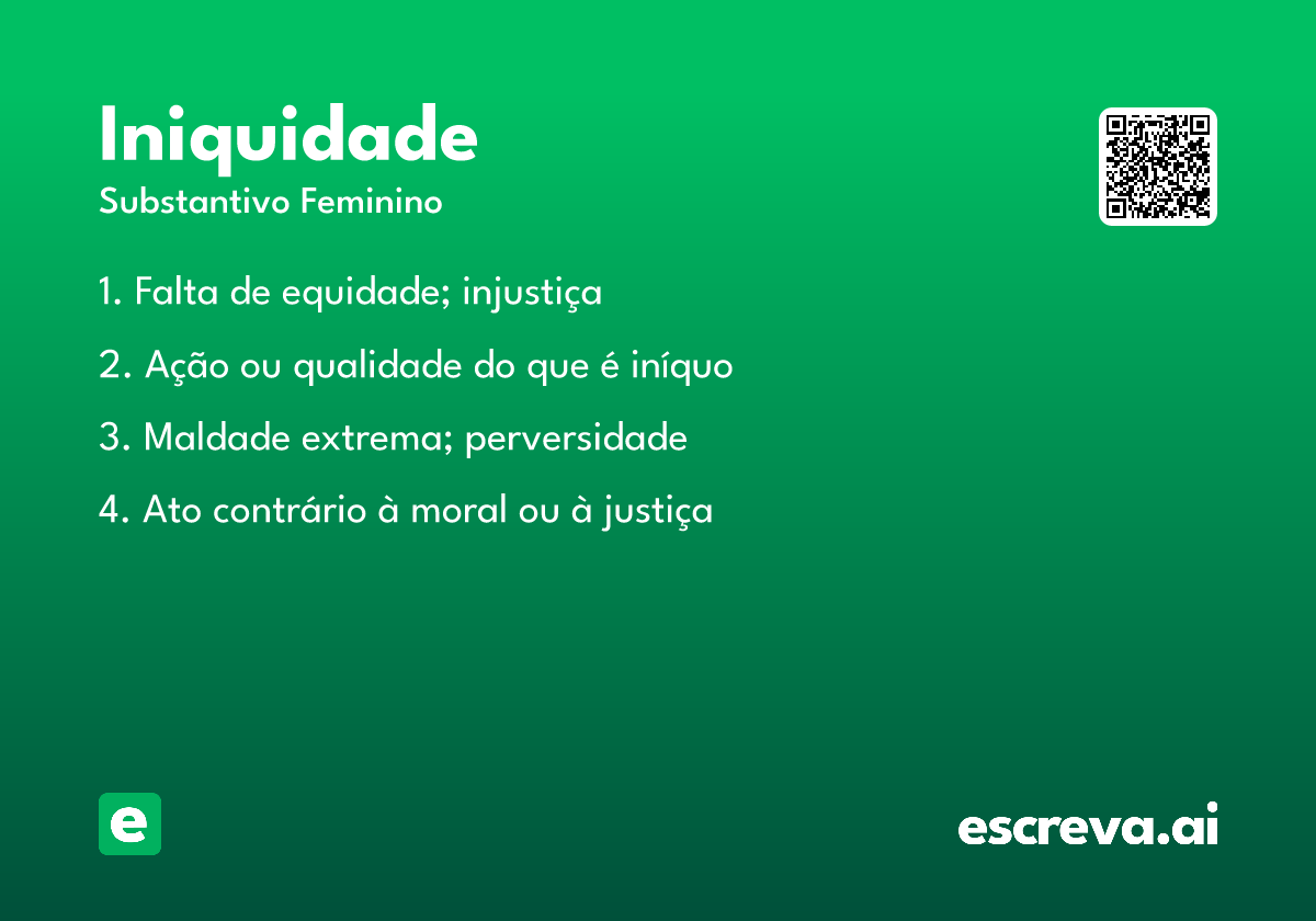 iniquidade