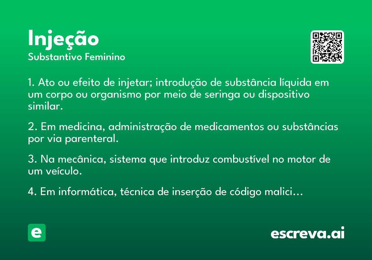 injeção