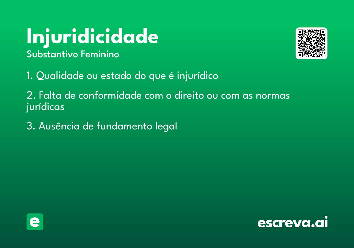injuridicidade