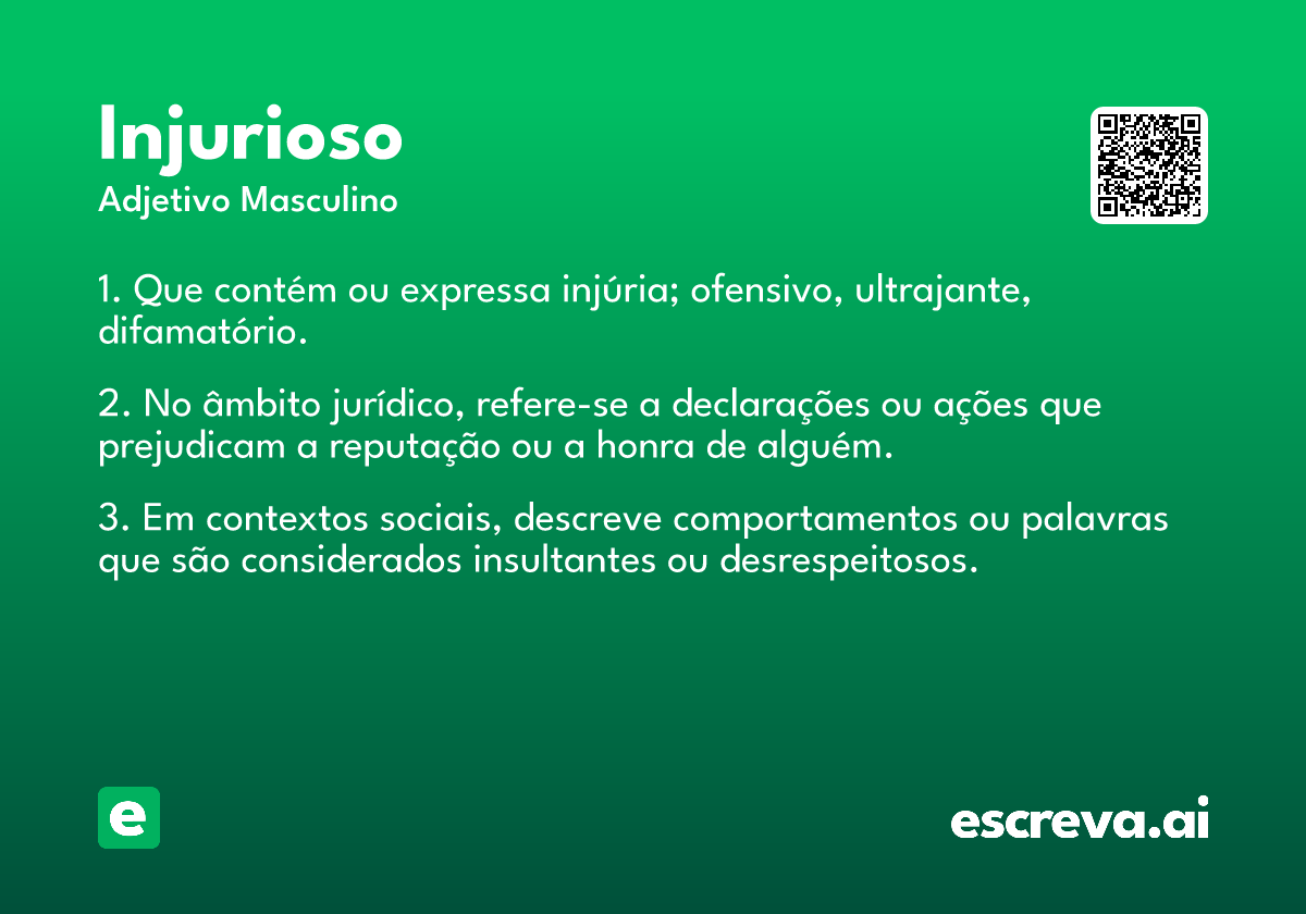 injurioso