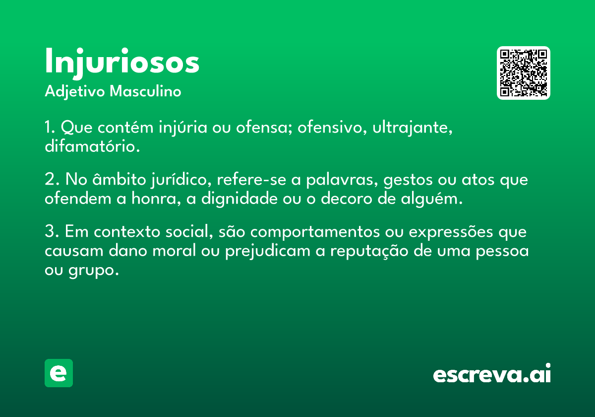 injuriosos