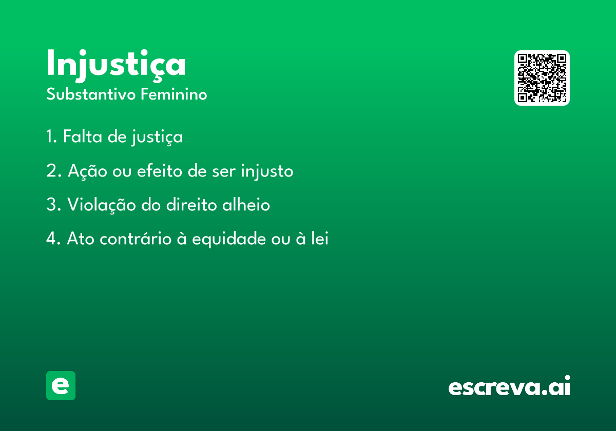 injustiça