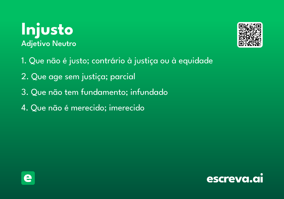 injusto