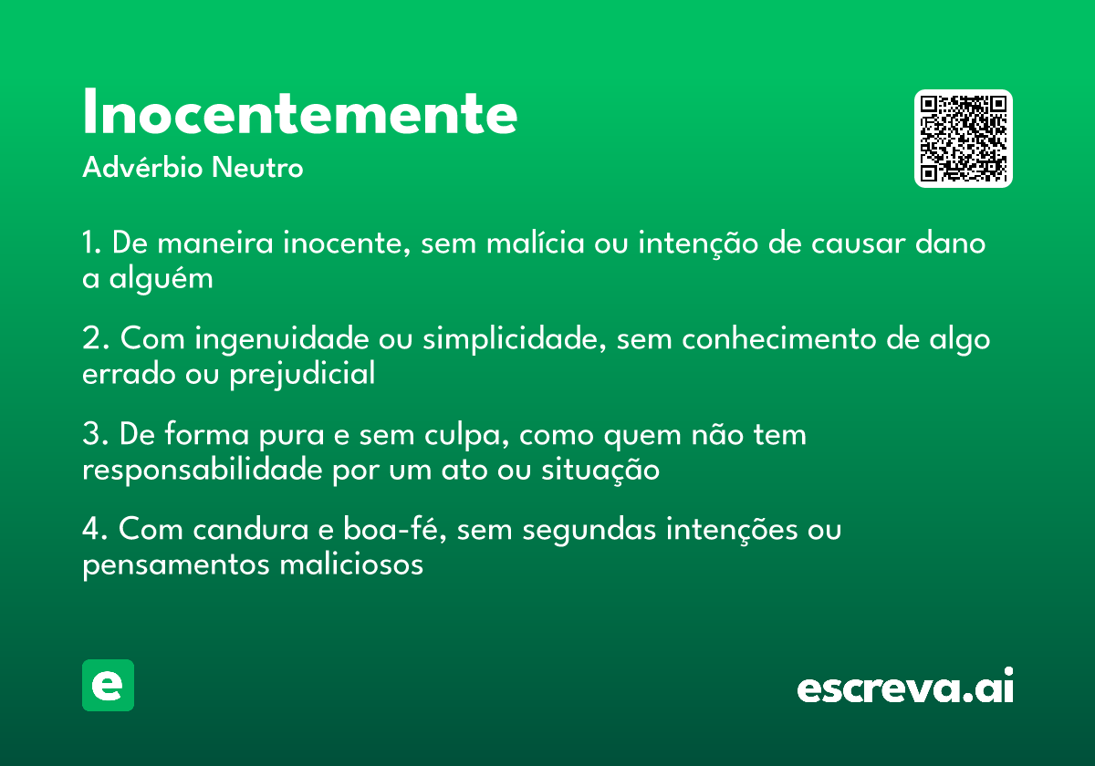 inocentemente