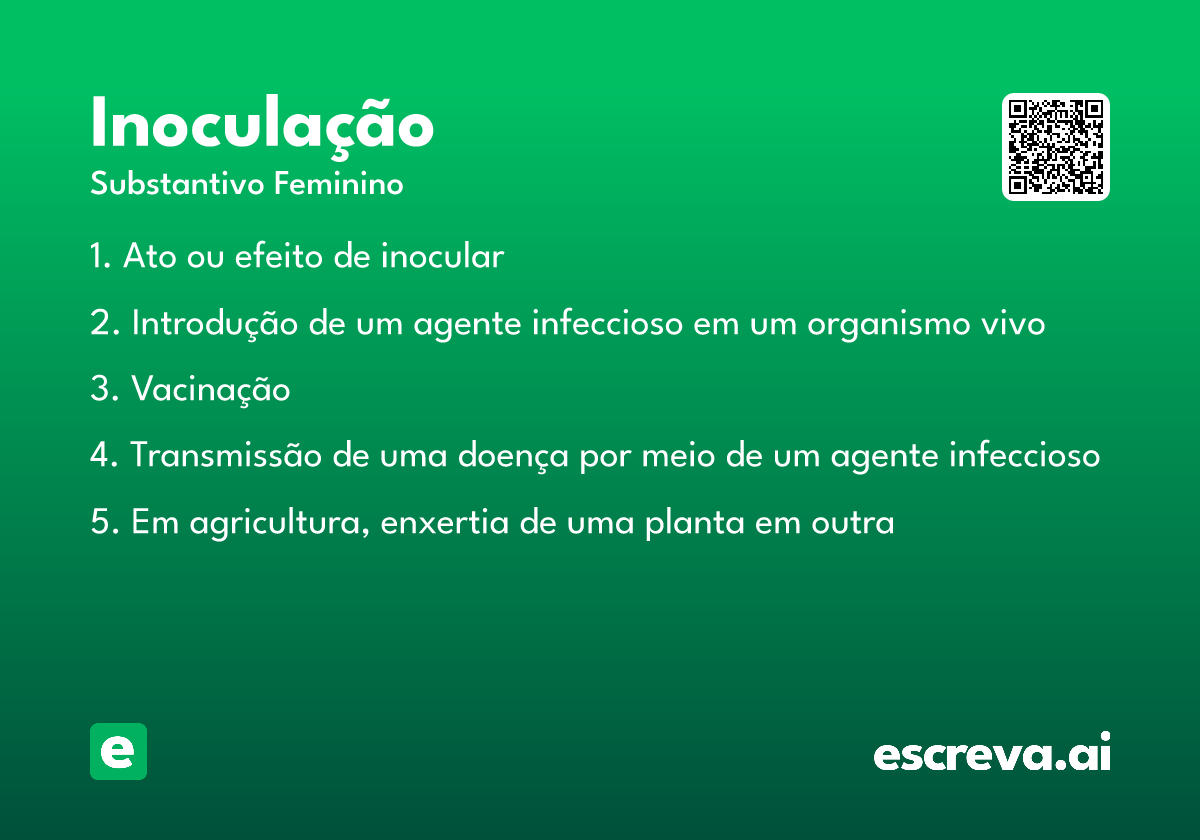inoculação