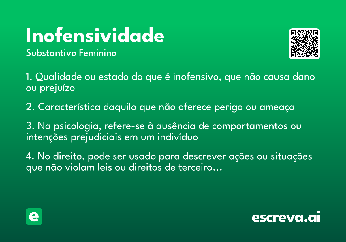 inofensividade