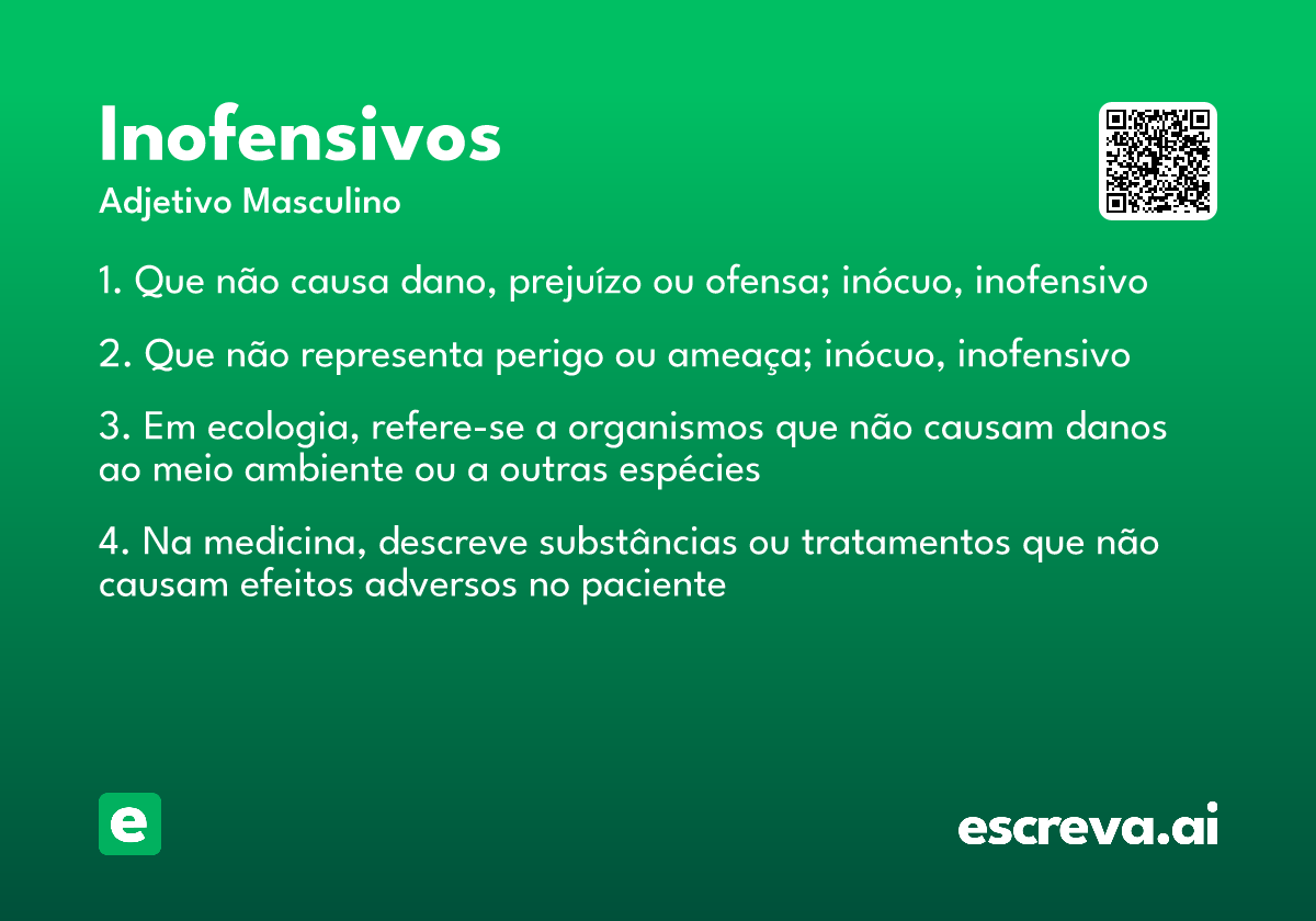 inofensivos
