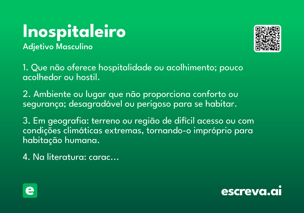 inospitaleiro