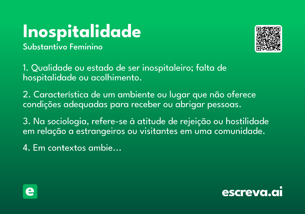 inospitalidade