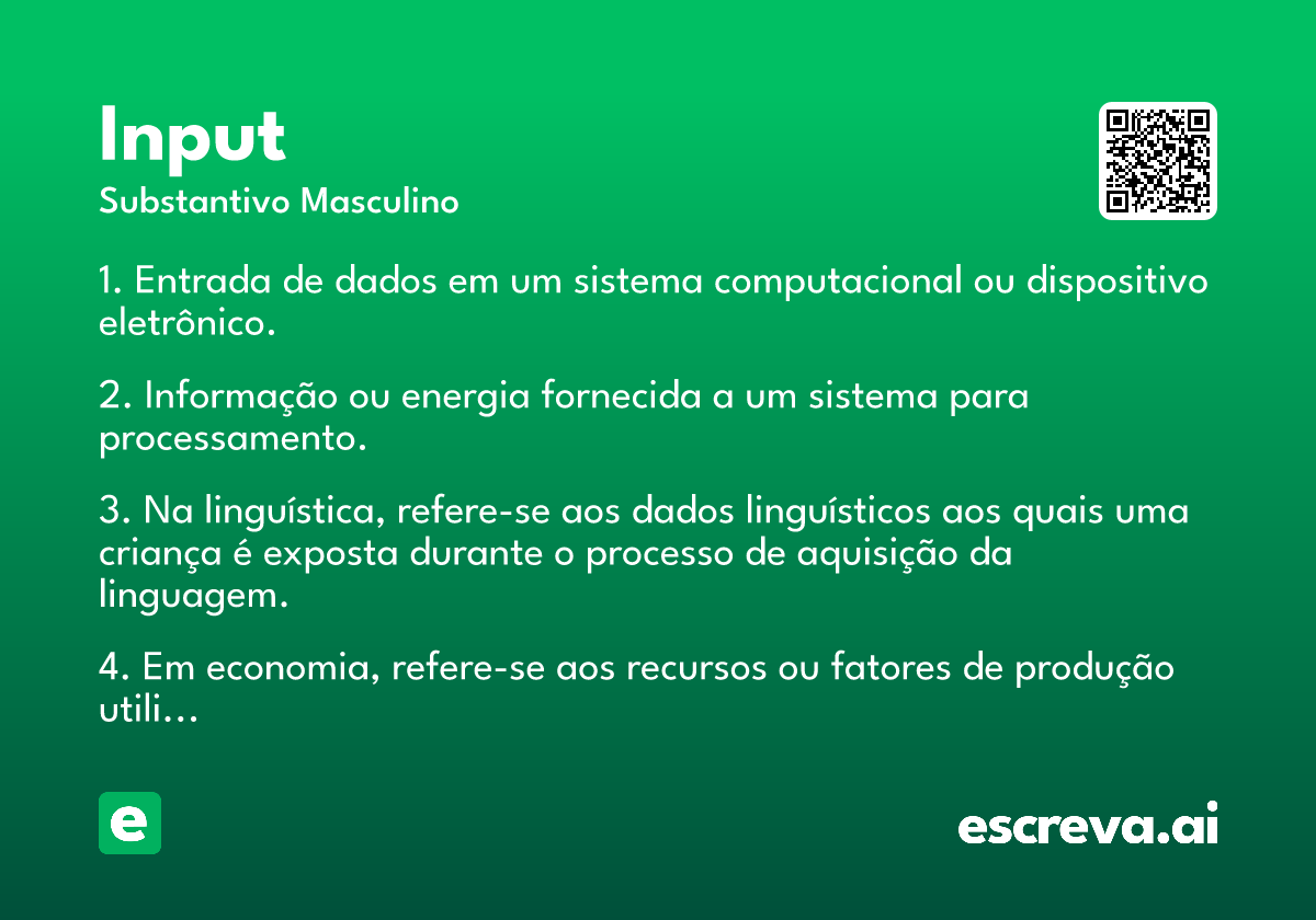 input