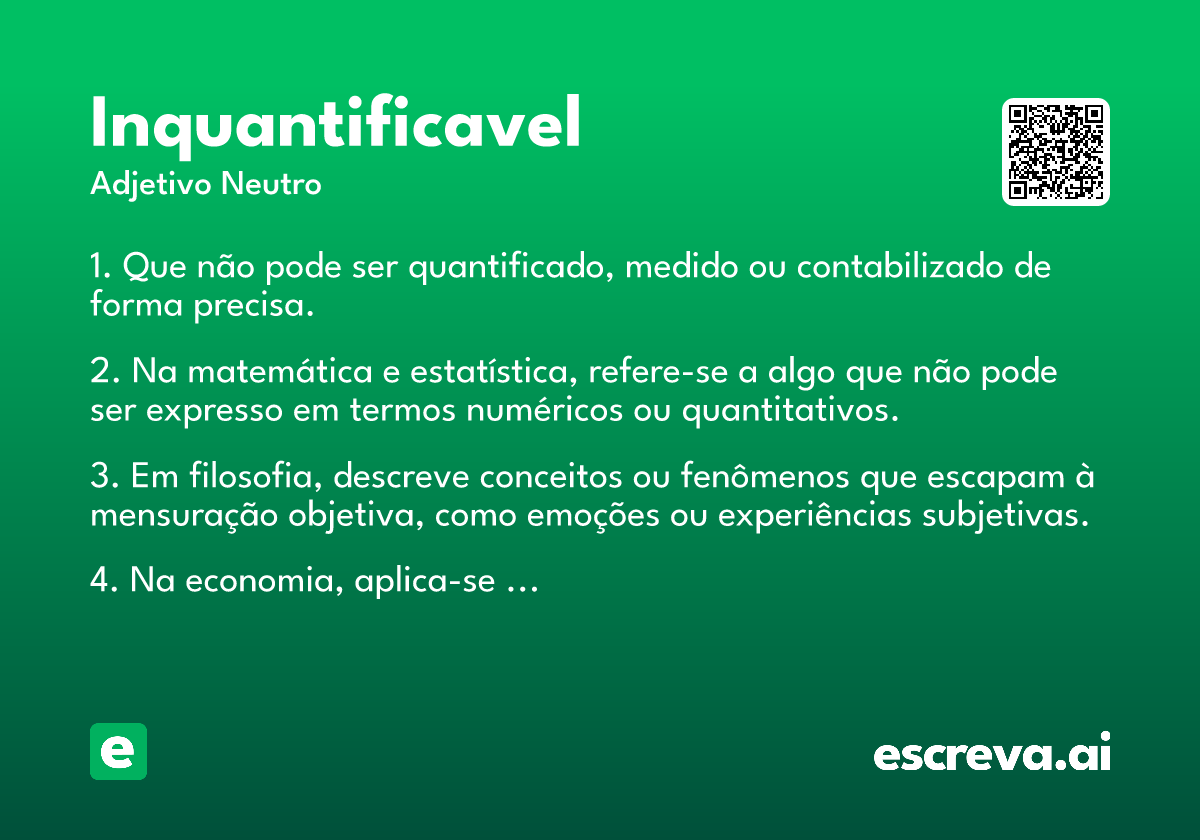 inquantificavel