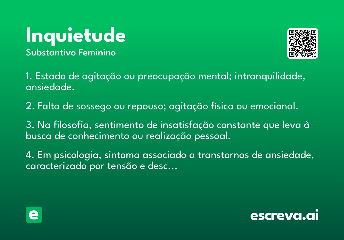 inquietude