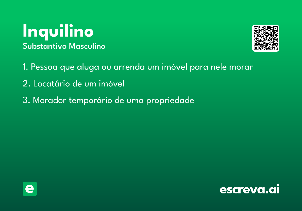 inquilino