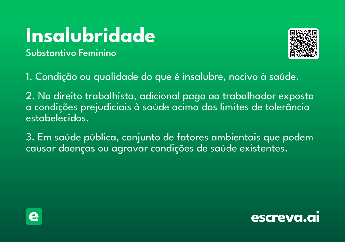 insalubridade