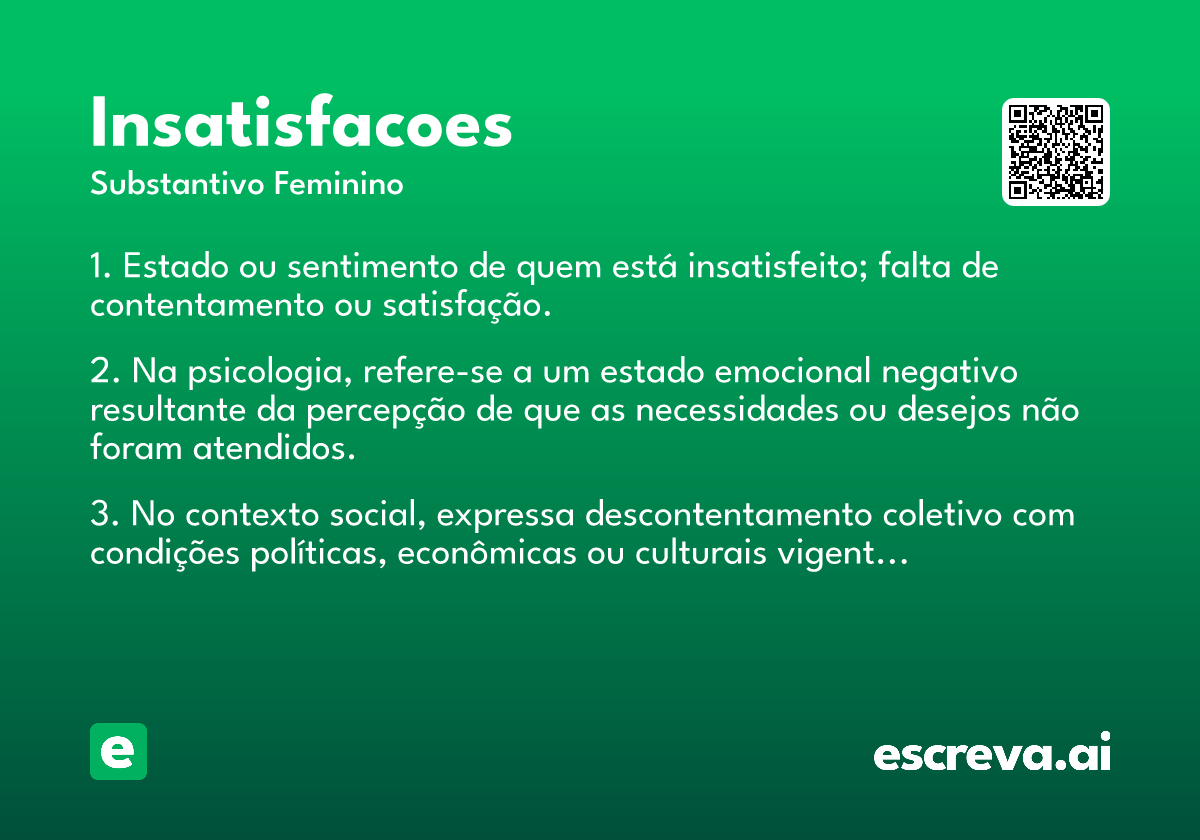 insatisfacoes